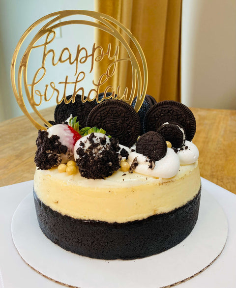 Happy Birthday Cheesecake - Chunky Oreo