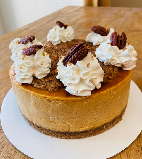 Sweet Potato Pecan Cheesecake