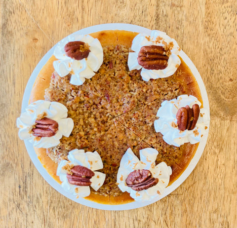 Sweet Potato Pecan Cheesecake