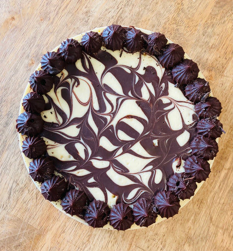 Marbled Ganache Cheesecake