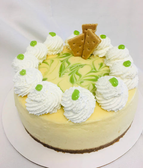 Marbled Key Lime Cheesecake