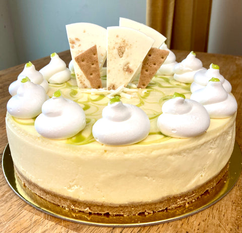 Marbled Key Lime Cheesecake