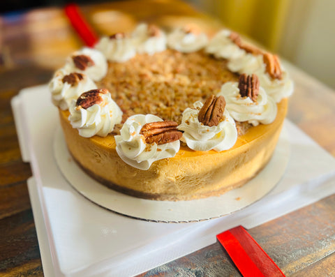 Sweet Potato Pecan Cheesecake