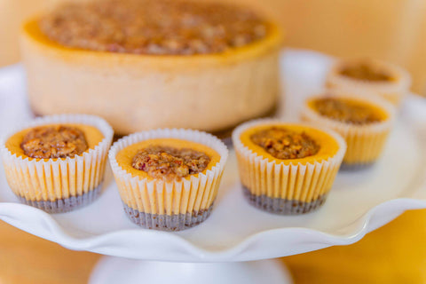 From Fayetteville to Your Table: Marie’s First Sweet Potato Pecan Cheesecake