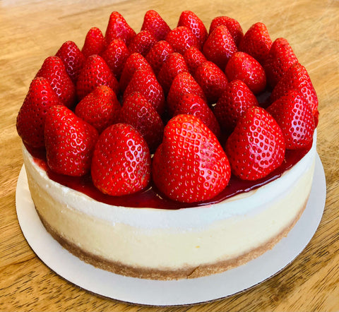Strawberry Topped Cheesecake