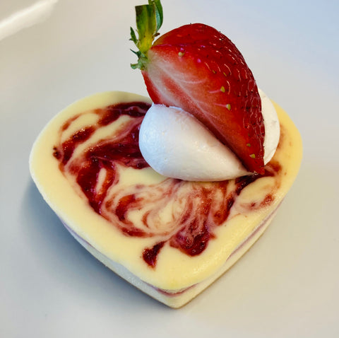 A Cheesecake Heart For Your Valentine