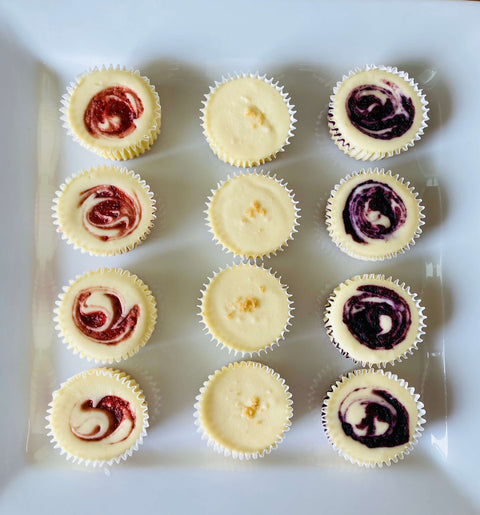 Red, White & Blue Cheesecake Minis (12 Count)