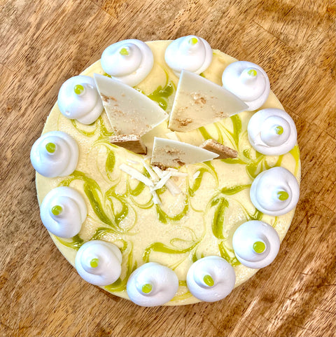 Marbled Key Lime Cheesecake